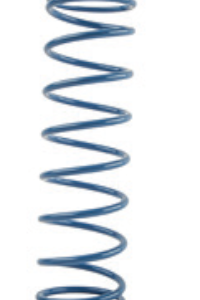 Druckfeder blau/gelb