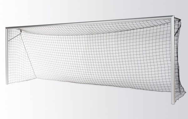 Fußballtor in Bodenhülsen mit freier Netzaufhängung 7,32 x 2,44 m