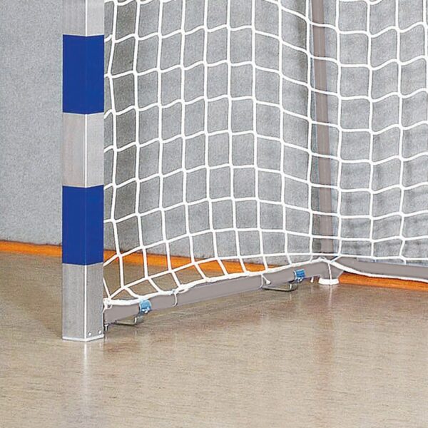 Handballtor Robust mit anklappbaren Torbügeln und Verbindungsstange – Bild 2
