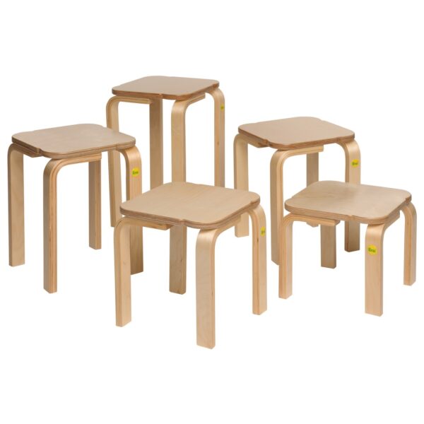 Erzi® Hocker aus Formholz – Bild 2