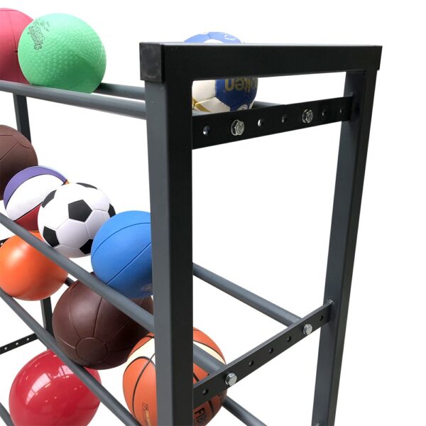 Grevinga® Ballregal mit Lenkrollen – Bild 2