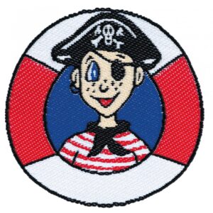Stoffabzeichen Seeräuber