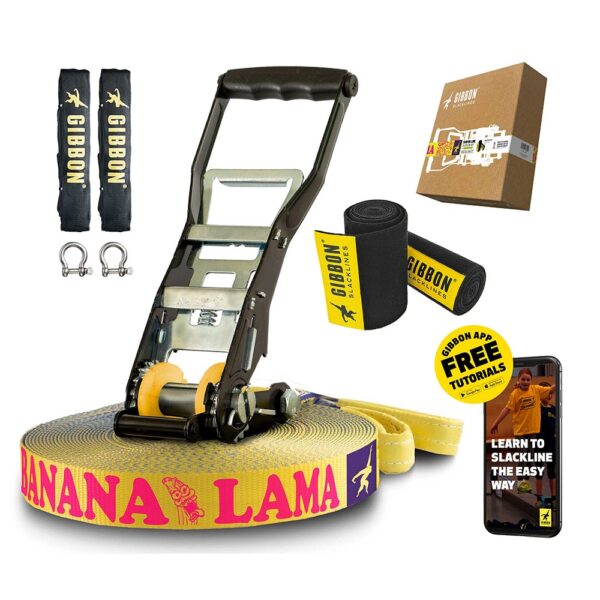 Gibbon® Slackline "BananaLama" Treewear Set – Bild 4