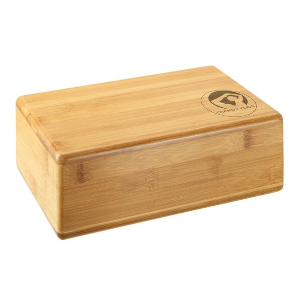 Trendy Yoga Block Bamboo – Bild 2