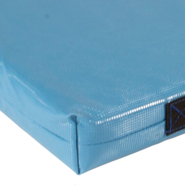 Sitzkissen, 50 x 50 x 6 cm – Grevinga® Einzelstück aus Turnmattenstoff (RG 22), blau – Bild 2