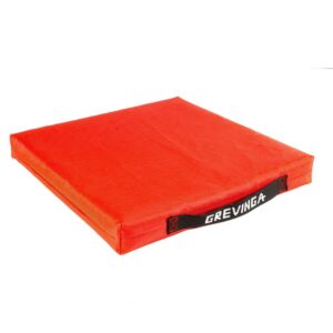 Sitzkissen, 50 x 50 x 6 cm – Grevinga® Einzelstück aus Turnmattenstoff (RG 35), rot