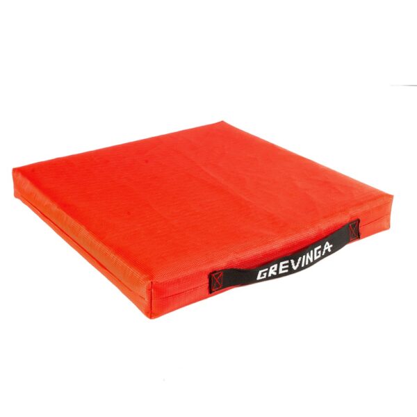Sitzkissen, 50 x 50 x 6 cm – Grevinga® Einzelstück aus Turnmattenstoff (RG 35), rot