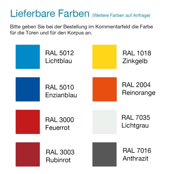 Fächerschrank 2-reihig – Bild 2